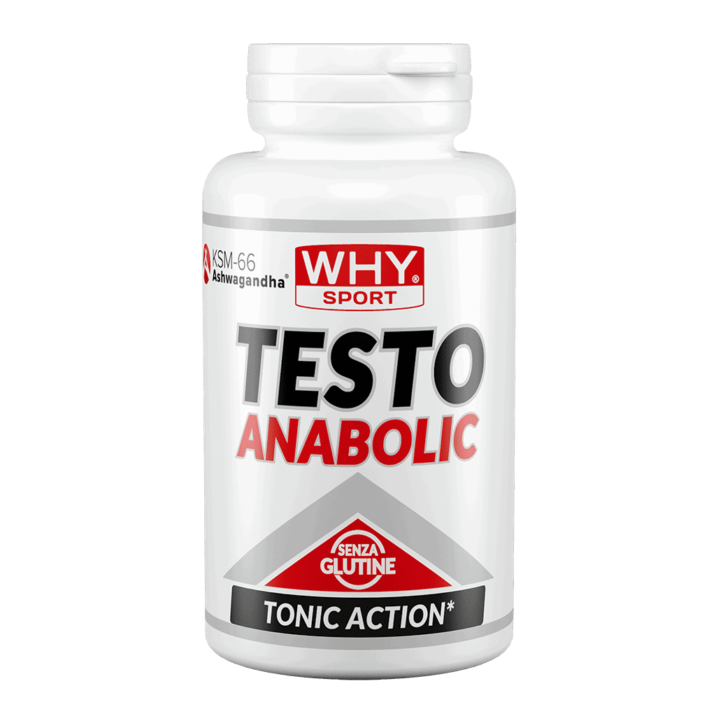 Testo Anabolic 90 cpr | Booster Naturale del Testosterone con Tribulus + Zinco + Magnesio WHYsport