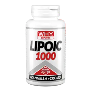 Lipoic 1000 60 cpr | Acido Alfa Lipoico + Cannella + Cromo per il Metabolismo WHYsport