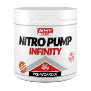 Nitro Pump Infinity Arancia 200g | Pre-Workout con Citrullina + Beta Alanina + Caffeina WHYsport